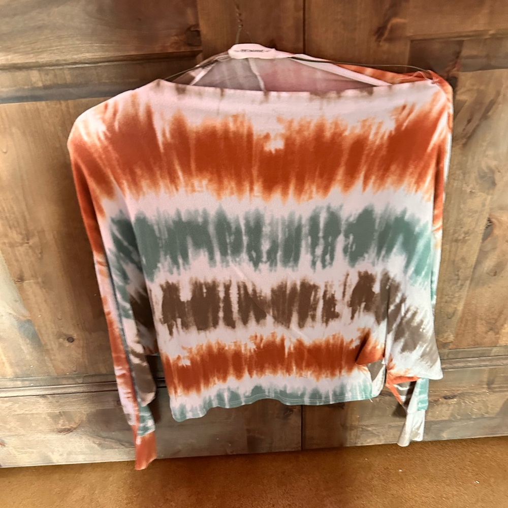 Tie-Dye Long Sleeve Top